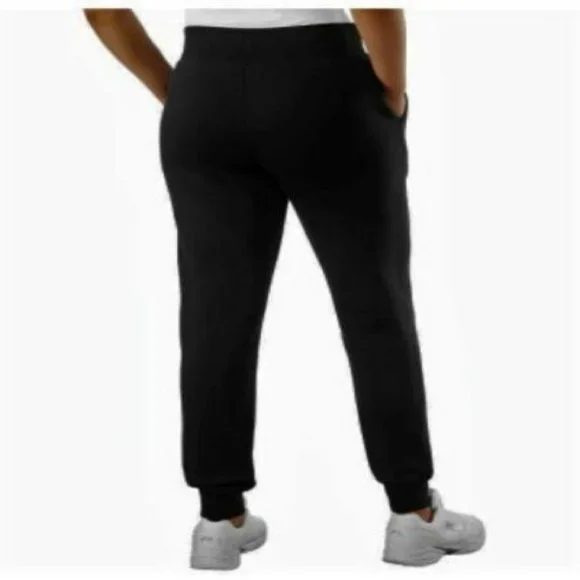 COPY - NWT FILA Ladies Cotton Fleece Jogger Sweatpants Black NEW - Picture 5 of 7